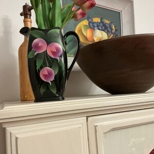 Vintage Hand Painted Porcelain Vase